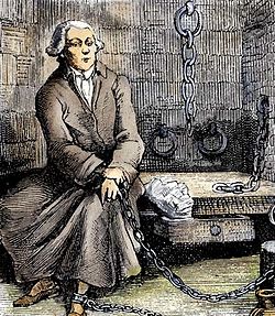 Représentation imaginaire du marquis de Sade prisonnier