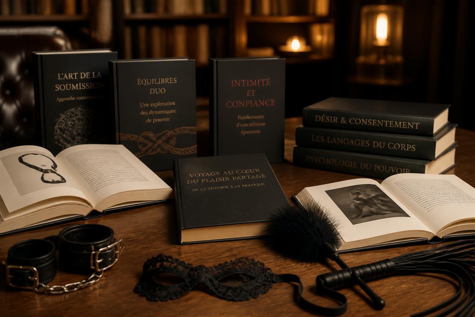 découvrez une sélection essentielle de livres pour explorer le monde du bdsm, alliant plaisir, sécurité et consentement.
